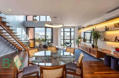 Apartamento duplex com 2 dormitórios à venda, 134 m² por r$ 3.000.000 - pinheiros - são paulo/sp