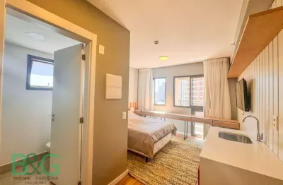 Studio com 1 dormitório para alugar, 21 m² por r$ 2.646,55/mês - santo amaro - são paulo/sp