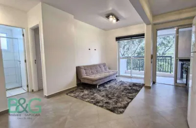 Studio com 1 dormitório à venda, 38 m² por r$ 320.000 - morumbi - são paulo/sp