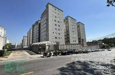 Apartamento com 2 dormitórios à venda, 41 m² por r$ 134.489 - jardim gilda maria - são paulo/sp