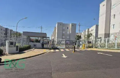 Apartamento com 2 dormitórios à venda, 43 m² por r$ 129.384 - reserva macaúba - ribeirão preto/sp