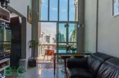 Apartamento duplex com 1 dormitório à venda, 45 m² por r$ 673.950,00 - campo belo - são paulo/sp