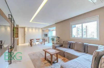 Apartamento com 3 dormitórios à venda, 127 m² por r$ 1.390.000 - jardim caboré - são paulo/sp