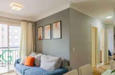 Apartamento com 2 dormitórios à venda, 55 m² por r$ 389.000 - vila augusta - guarulhos/sp