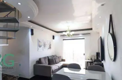 Apartamento duplex com 3 dormitórios à venda, 157 m² por r$ 684.500 - parque novo mundo - são paulo/sp