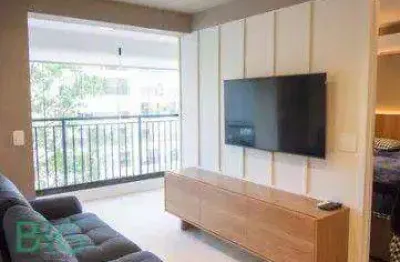 Apartamento com 1 dormitório à venda, 35 m² por r$ 874.000 - brooklin paulista - são paulo/sp