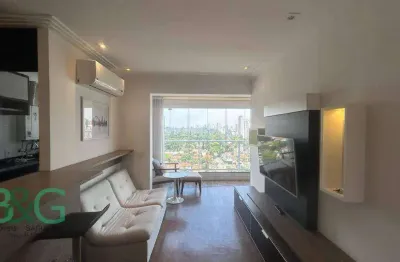 Apartamento com 1 dormitório, 49 m² - venda por r$ 790.000,00 ou aluguel por r$ 6.204,00/mês - campo belo - são paulo/sp
