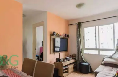 Apartamento com 2 dormitórios à venda, 45 m² por r$ 338. - ponte grande - guarulhos/sp