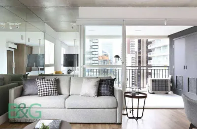 Studio com 1 dormitório para alugar, 64 m² por r$ 7.220,00/mês - berrini - são paulo/sp