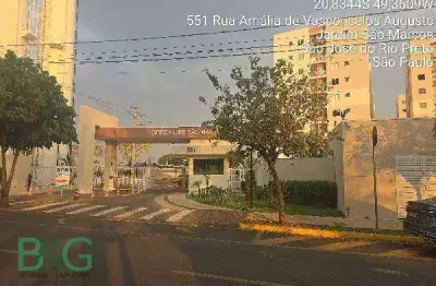 Apartamento com 2 dormitórios à venda, 51 m² por r$ 292.696 - jardim são marcos - são josé do rio preto/sp