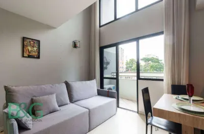 Apartamento duplex com 1 dormitório à venda, 48 m² por r$ 698.000 - pinheiros - são paulo/sp