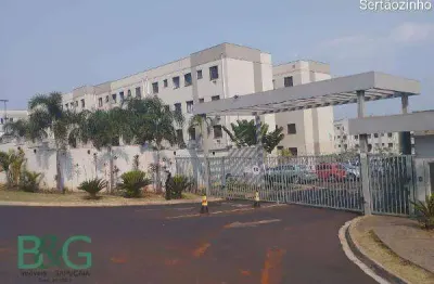 Apartamento com 2 dormitórios à venda, 43 m² por r$ 109.682 - jardim veneto ii - sertãozinho/sp