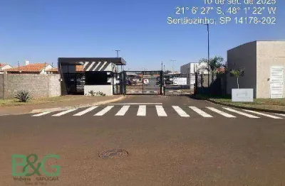 Casa com 2 dormitórios à venda, 43 m² por r$ 151.145 - terras da cidade - sertãozinho/sp