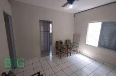 Apartamento com 1 dormitório à venda, 49 m² por r$ 185.000 - vila guilhermina - praia grande/sp