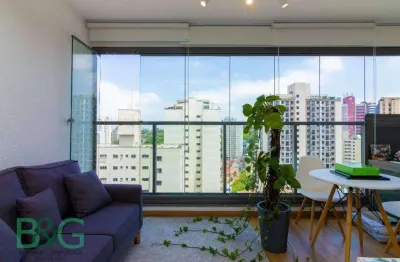 Studio com 1 dormitório à venda, 37 m² por r$ 460.000 - vila monte alegre - são paulo/sp