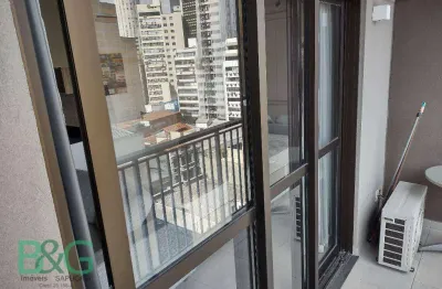 Studio com 1 dormitório para alugar, 36 m² por r$ 2.803/mês - república - são paulo/sp