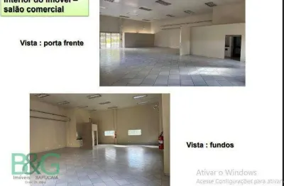 Salão para alugar, 200 m² por r$ 26.684/mês - jardim taboão - são paulo/sp