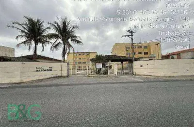 Apartamento com 2 dormitórios à venda, 58 m² por r$ 132.135 - chácara do visconde - taubaté/sp