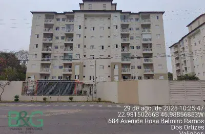 Apartamento com 2 dormitórios à venda, 50 m² por r$ 212.842 - ortizes - valinhos/sp