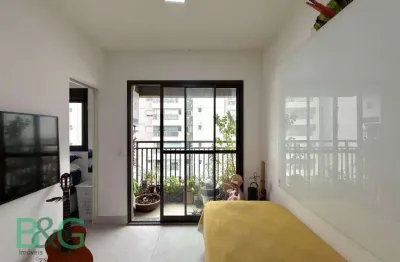 Apartamento com 1 dormitório para alugar, 29 m² por r$ 3.697/mês - jardim prudência - são paulo/sp