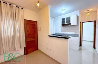 Apartamento com 1 dormitório para alugar, 30 m² por r$ 1.350/mês - vila costa melo - são paulo/sp
