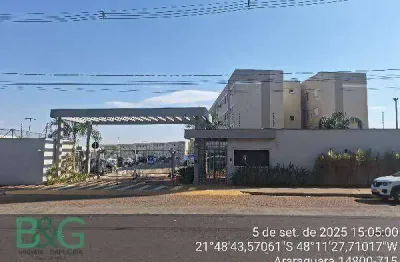Apartamento à venda, 43 m² por r$ 109.014,25 - campos ville - araraquara/sp
