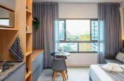 Studio à venda, 29 m² por r$ 394.000,00 - campo belo - são paulo/sp