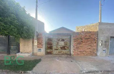 Casa com 2 dormitórios à venda, 49 m² por r$ 118.125 - chácaras sossego - araçatuba/sp