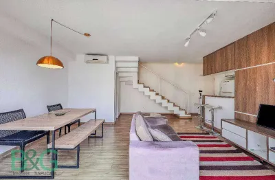 Apartamento duplex com 1 dormitório à venda, 79 m² por r$ 1.271.000 - vila gertrudes - são paulo/sp