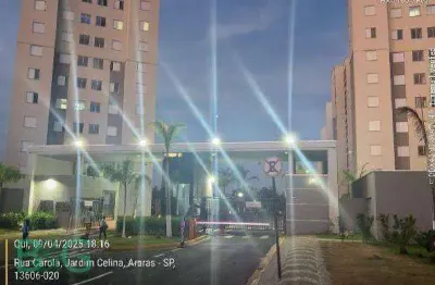 Apartamento com 2 dormitórios à venda, 46 m² por r$ 189.229 - jardim celina - araras/sp