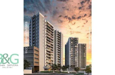 Apartamento com 2 dormitórios à venda, 38 m² por r$ 299.097 - vila marina - são paulo/sp