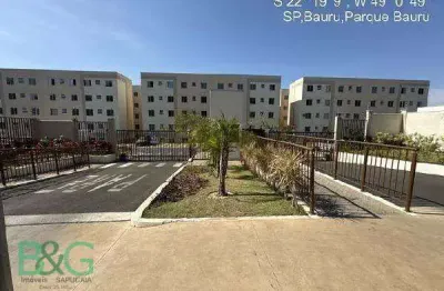 Apartamento com 1 dormitório à venda, 39 m² por r$ 144.630,69 - jardim country club - bauru/sp