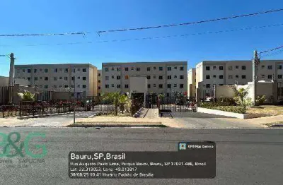Apartamento à venda, 39 m² por r$ 97.096,17 - jardim country club - bauru/sp