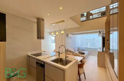 Apartamento duplex com 1 dormitório à venda, 61 m² por r$ 962.000,00 - jardim das acácias - são paulo/sp