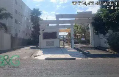 Apartamento com 2 dormitórios à venda, 41 m² por r$ 140.218 - jardim monte carlo - catanduva/sp