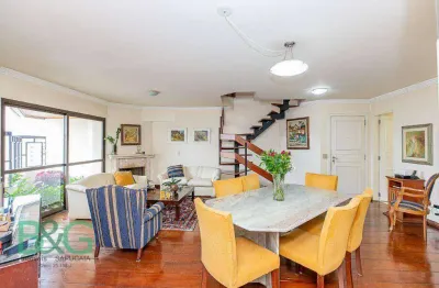 Cobertura com 4 dormitórios à venda, 278 m² por r$ 3.200.000,00 - cidade monções - são paulo/sp