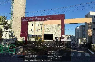 Apartamento com 2 dormitórios à venda, 40 m² por r$ 178.939,18 - loteamento residencial parque dos cantos - campinas/sp