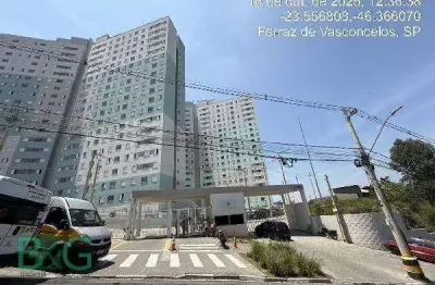 Apartamento com 1 dormitório à venda, 42 m² por r$ 143.548 - jardim rodrigues alves - ferraz de vasconcelos/sp