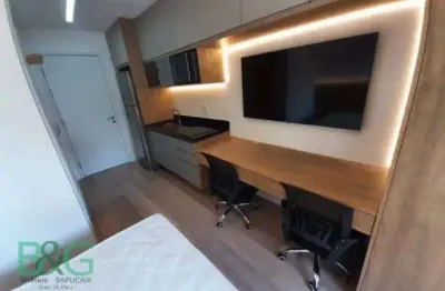 Studio com 1 dormitório para alugar, 21 m² por r$ 2.912,00/mês - vila mariana - são paulo/sp