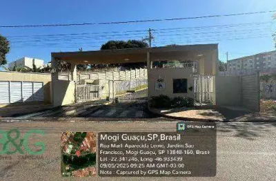 Apartamento com 2 dormitórios à venda, 43 m² por r$ 152.923 - parque são camilo - mogi guaçu/sp