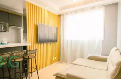 Apartamento com 2 dormitórios à venda, 45 m² por r$ 374. - belém - são paulo/sp