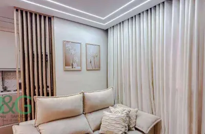 Apartamento com 2 dormitórios à venda, 38 m² por r$ 374. - canindé - são paulo/sp