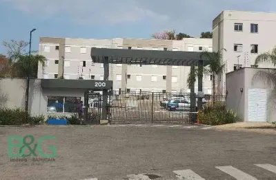 Apartamento com 2 dormitórios à venda, 45 m² por r$ 128.886 - residencial itaporanga - piracicaba/sp