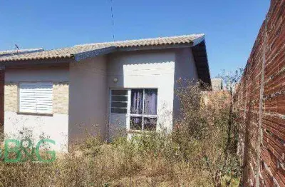 Casa com 2 dormitórios à venda, 42 m² por r$ 105.355,88 - jardim marília - pirassununga/sp