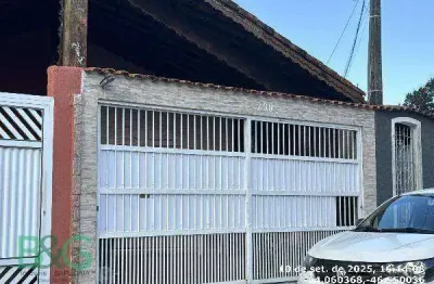 Casa com 2 dormitórios à venda, 71 m² por r$ 216.000 - jardim imperador - praia grande/sp