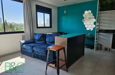 Apartamento com 1 dormitório à venda, 33 m² por r$ 310.000 - jurubatuba - são paulo/sp