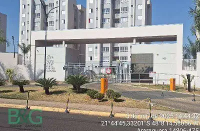 Apartamento com 2 dormitórios à venda, 47 m² por r$ 139.951 - jardim indaiá - araraquara/sp
