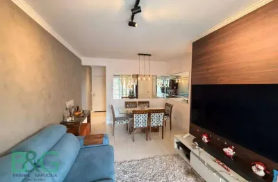 Apartamento com 3 dormitórios à venda, 80 m² por r$ 852.000 - bosque da saúde - são paulo/sp