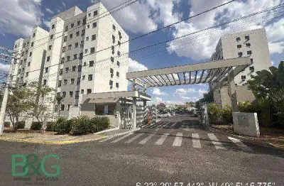Apartamento com 2 dormitórios à venda, 46 m² por r$ 223.105 - jardim terra branca - bauru/sp