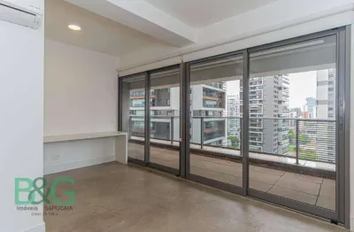 Apartamento com 1 dormitório para alugar, 65 m² por r$ 6.622/mês - brooklin paulista - são paulo/sp